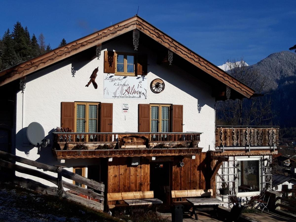 Hotel Berggasthof Karntner Alm Mittenwald Exterior foto